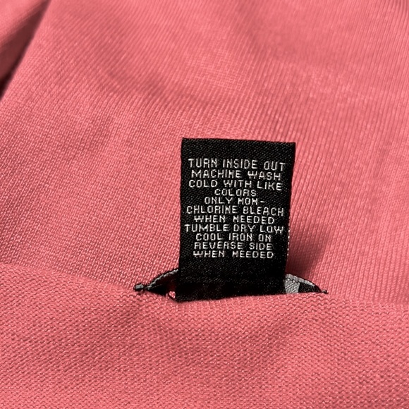 Coral pink 3/4 length sleeve cardigan with lace detail - Picture 4 of 4